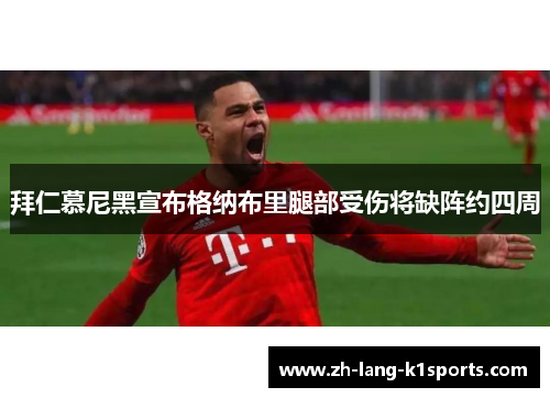 拜仁慕尼黑宣布格纳布里腿部受伤将缺阵约四周